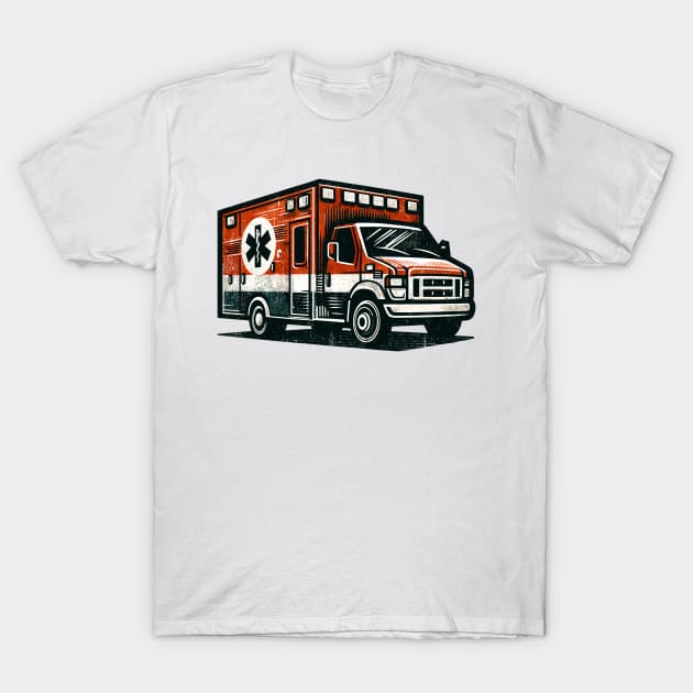 Ambulance T-Shirt by Vehicles-Art